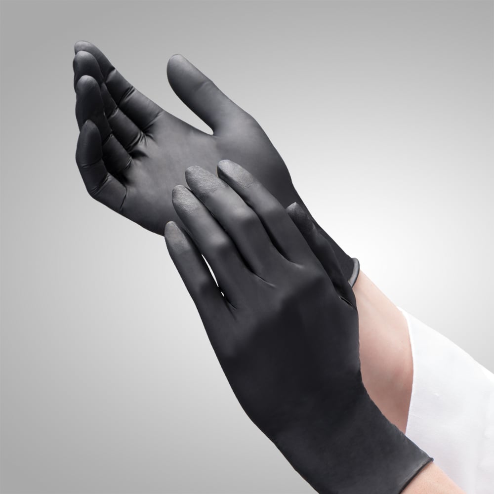 DGN101- Disposable 5.5mil Black Nitrile Gloves