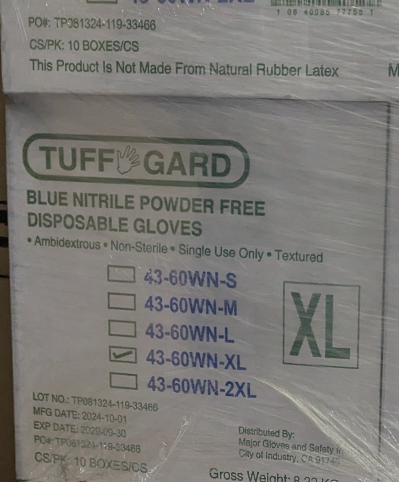 DGN100-6 - Disposable 6mil Nitrile Gloves